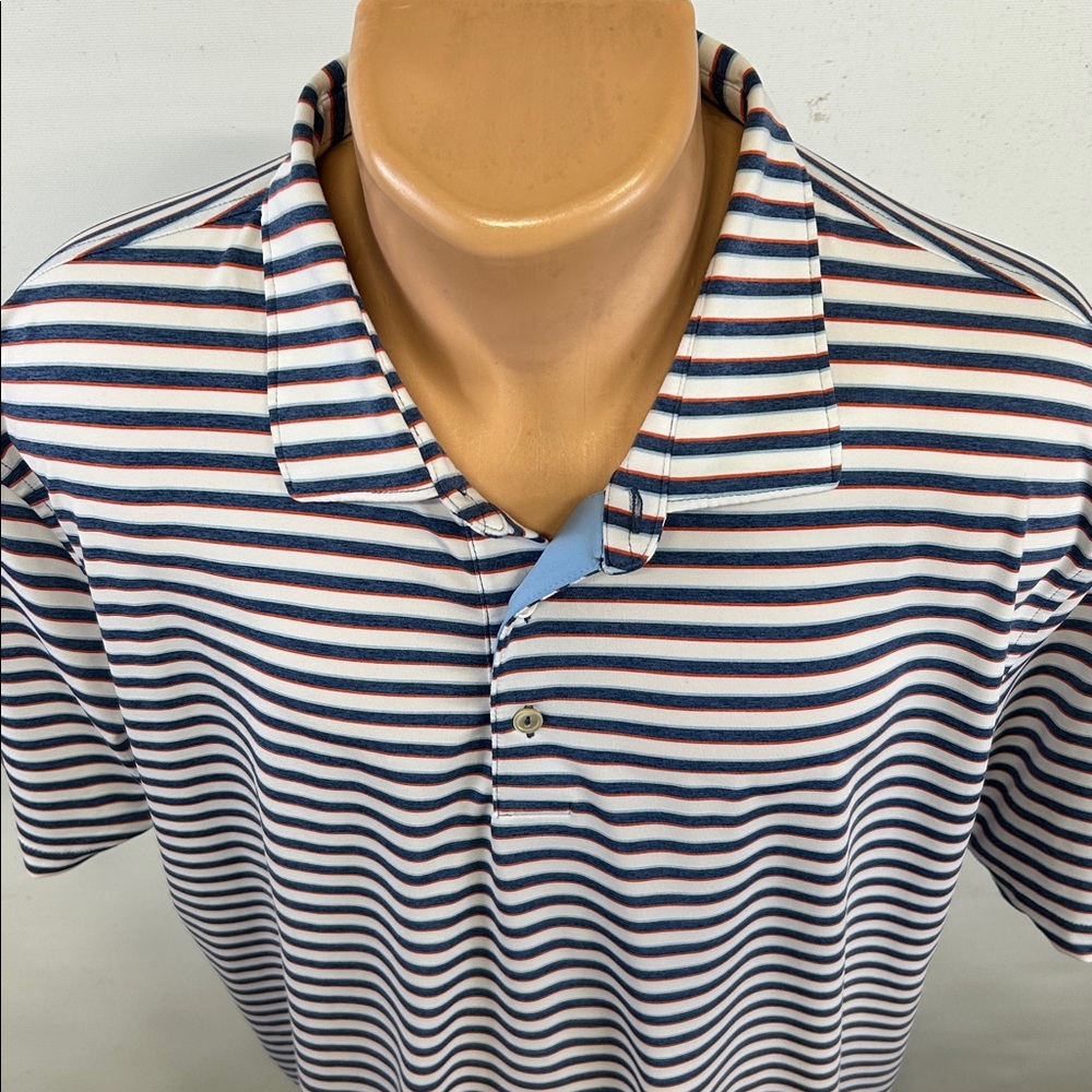 Peter Millar Summer Comfort short sleeve polo shirt.  XL - Picture 4 of 7